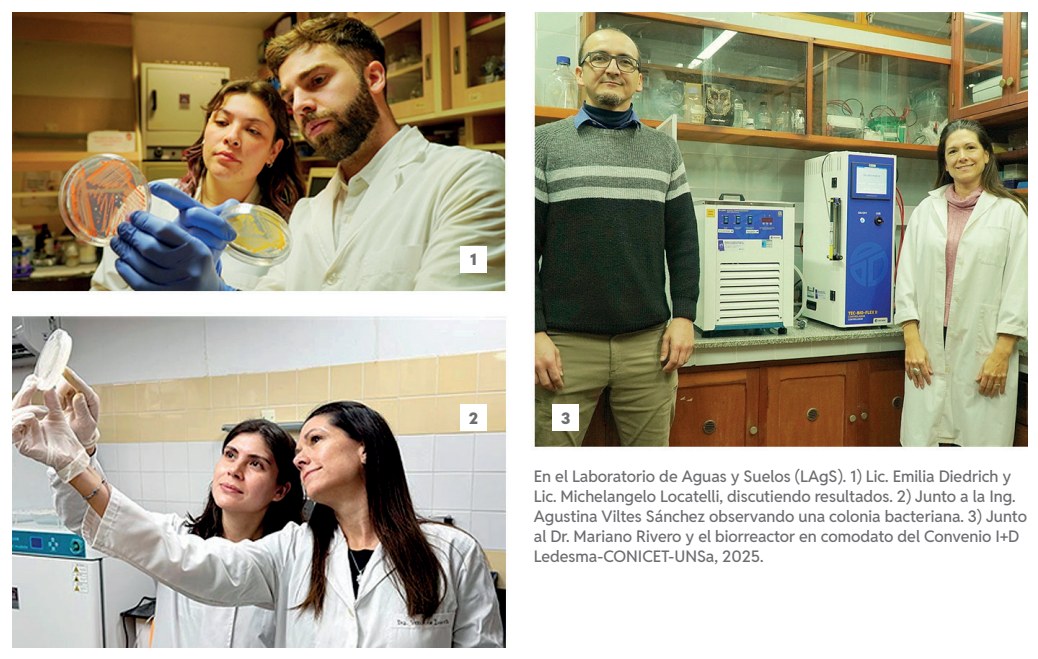 En el Laboratorio de Aguas y Suelos