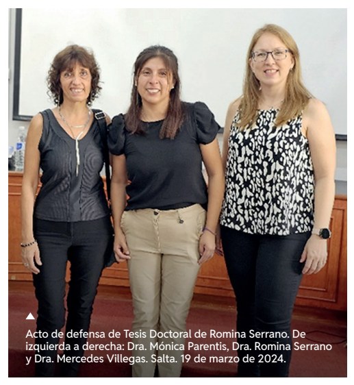 Defensa de tesis doctoral de Romina Serrano
