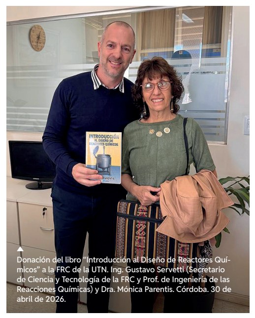 Donación del libro a la FRC de la UTN