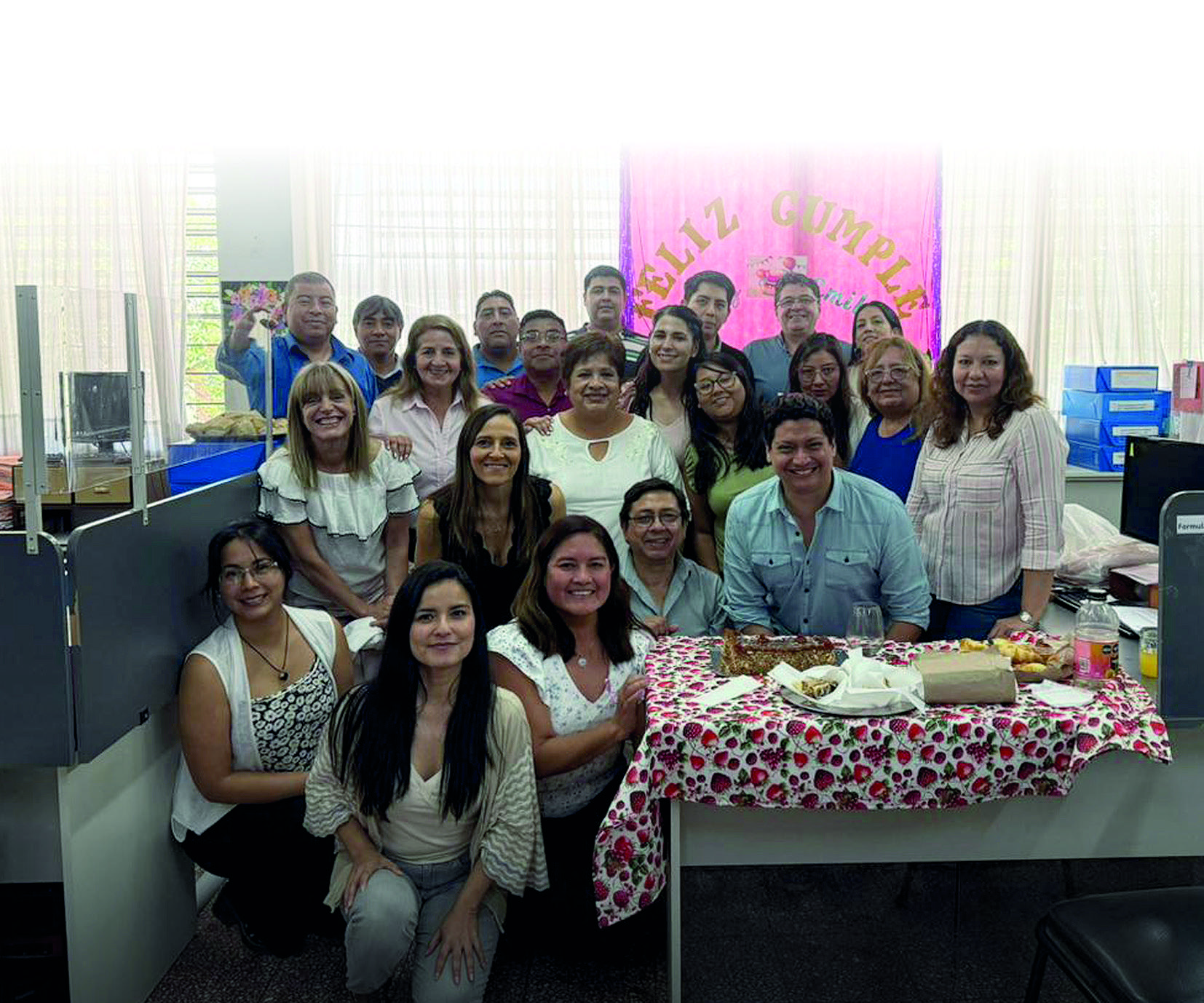Equipo del Área Contable de la Facultad de Ingeniería